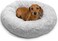 Best Friends by Sheri The Original Calming Donut Cat and Dog Bed in Lux Fur Gray, Small 23