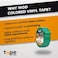 WOD Tape VTC365 Black Vinyl Pinstriping 1/4 inch x 36 yds. for School Gym Marking Floor, Crafting,Stripping Arcade1Up, Vehicles and More