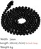 SINLEO Titanium Stainless Steel Small Beads Ball Chain Necklace for Men Women 24-38 Inches Silver Black Gold