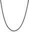 SINLEO Titanium Stainless Steel Small Beads Ball Chain Necklace for Men Women 24-38 Inches Silver Black Gold