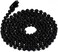 SINLEO Titanium Stainless Steel Small Beads Ball Chain Necklace for Men Women 24-38 Inches Silver Black Gold