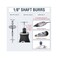 Lukcase 10 pcs Diamond Cutting Wheel Cut Off Discs Coated Rotary Tools W/Mandrel 22mm for Dremel