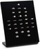 Homeanda Velvet L-Shaped 50 Slots Ring Earring Jewelry Display Tray Organizer Holder (Black
