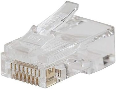 قابس بيانات كلاين تولز ذو التوصيل المباشر، قابس معياري لـ RJ45 CAT6، عبوة من 200 موصل، VDV826-763