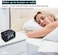 DreamSky Decent Alarm Clock Radio with FM Radio, USB Port for Charging, 1.2 Inch Blue Digit Display with Dimmer, Temperature Display, Snooze, Adjustable Alarm Volume, Sleep Timer.