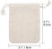 Hapdoo 24 Pack Cotton Muslin Bags with Drawstring Gift Bags Jewelry Pouches Sacks for Wedding Party and DIY Craft, 3 x 4 Inches, Presents, Festivals