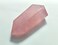 Mina Heal (Rose Quartz- Rose Quartz Healing Crystal Wand PointedFaceted Prism Bar for Reiki Chakra Meditation Therapy Deco