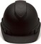 Pyramex Safety Ridgeline Pyramex Cap Style Hard Hat, Vented, 4-Point Ratchet Suspension, Black Graphite Pattern