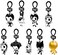 Bendy and the Ink Machine Officially Licensed Bag Collector Clips