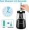 JARLINK Electric Pencil Sharpener, Heavy-duty Helical Blade to Fast Sharpen, Auto Stop for No.2/Colored Pencils(6-8mm, USB/Battery Operated in School Classroom/Office/Home (Black