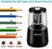 JARLINK Electric Pencil Sharpener, Heavy-duty Helical Blade to Fast Sharpen, Auto Stop for No.2/Colored Pencils(6-8mm, USB/Battery Operated in School Classroom/Office/Home (Black