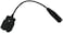 UFQ UFQ GA-AB aviation headset GA dual plugs to Airbus XLR 5 pin male adapter GA twin connectors to 5 pin male airbus XLR connector aviation headset adapter free with super high density sponge with O