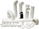 طقم تركيب مطحنة النفايات PermaFLOW PF WaterWorks PF0989، أبيض