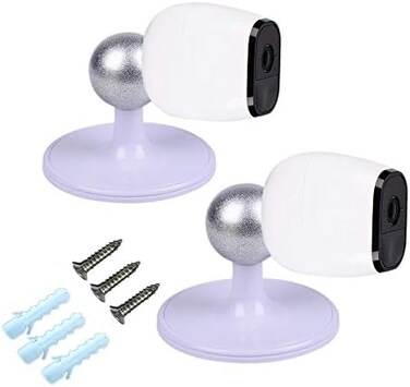 Haoyou Table Ceiling Mounts Compatible with Magnetic Arlo/Arlo Pro/Arlo Pro 2 Camera (2 Pack White