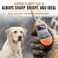 جهاز تدريب الكلاب عن بعد SportDOG SportTrainer - طوق صدمات بمدى نصف ميل - شاشة OLED - طوق تدريب الكلاب الإلكتروني المقاوم للماء والقابل لإعادة الشحن مع خاصية النغمة والاهتزاز والكهرباء الساكنة - قابل