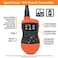 جهاز تدريب الكلاب عن بعد SportDOG SportTrainer - طوق صدمات بمدى نصف ميل - شاشة OLED - طوق تدريب الكلاب الإلكتروني المقاوم للماء والقابل لإعادة الشحن مع خاصية النغمة والاهتزاز والكهرباء الساكنة - قابل