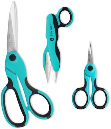 AHYBZN SINGER Bundle - Detail Scissors, Thread Snips, 8.5" Scissors