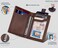 SERMAN BRANDS - Wallets for Men Slim Mens leather RFID Blocking Minimalist Card Front Pocket Bifold Travel Thin, A. Texas Brown 5.0, Slim
