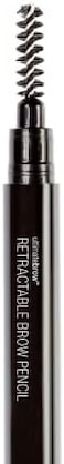 wet n wild Ultimate Eyebrow Retractable Definer Pencil, Taupe, Dual-Sided Brow Brush, Fine Tip, Shapes, Defines, Fills Brow Makeup