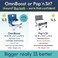 hiccapop Omniboost Travel Booster Seat with Tray for BabyFolding Portable High Chair for Eating, Camping, Beach, Lawn, Grandma&rsquo;sTip-Free Design Straps to Kitchen Chairs - Go-Anywhere High Chair