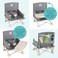 hiccapop Omniboost Travel Booster Seat with Tray for BabyFolding Portable High Chair for Eating, Camping, Beach, Lawn, Grandma&rsquo;sTip-Free Design Straps to Kitchen Chairs - Go-Anywhere High Chair