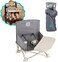 hiccapop Omniboost Travel Booster Seat with Tray for BabyFolding Portable High Chair for Eating, Camping, Beach, Lawn, Grandma&rsquo;sTip-Free Design Straps to Kitchen Chairs - Go-Anywhere High Chair