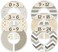 Mumsy Goose Baby Clothes Dividers Nursery Closet Dividers Baby Boy Monochrome