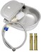 Lucky Farm Automatic Water Feeder Trough Bowl with Pipe for Cattle Horse Goat Sheep Dog Animals Stainless Pet Livestock Tool
