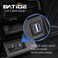 كابل تمديد BATIGE ثنائي المنافذ مربع الشكل USB 3.0 مثبت على لوحة القيادة مع مشبك للسيارة والشاحنة والقارب والدراجة النارية - 3 أقدام