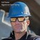 Uvex by Honeywell Hypershock Safety Glasses, Clear Frame with Clear LensHydroShield Anti-Fog Coating (S2970HS