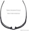 Uvex by Honeywell Hypershock Safety Glasses, Clear Frame with Clear LensHydroShield Anti-Fog Coating (S2970HS