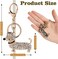 gootrades Set of 3 Bling Dog Dachshund Keychain Handbag Pendant Car Decor Key Ring