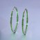 'CiNily Mult-colors Crystal Stainless Steel Hoop Earring for Women Hypoallergenic Jewelry for Sensitive Ears Large Big Hoop Earrings 2'''