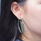 'CiNily Mult-colors Crystal Stainless Steel Hoop Earring for Women Hypoallergenic Jewelry for Sensitive Ears Large Big Hoop Earrings 2'''