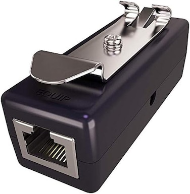 Tupavco Ethernet Surge Protector - PoE- Gigabit - (with DIN Rail Mount Option- Gas Discharge Tube for Full Protection - RJ45 Lightning Suppressor - LAN Network CAT5/CAT6 Thunder Arrestor TP309