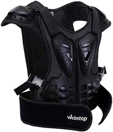 Webetop Adults Dirt Bike Body Chest Spine Protector Armor Vest for Skiing