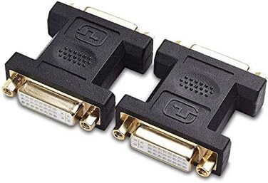 Cable Matters 2 Pack DVI to DVI Coupler (DVI Female to Female Adapter
