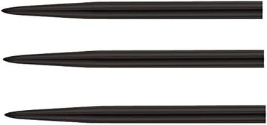 US Darts STEEL BLACK 53mm (2 1/16thSTEEL TIP REPLACEMENT POINTS - 5 Sets (15 points