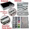 صندوق منظم لتخزين خرز الحرف اليدوية، يحتوي على 144 خانة، من نوع AideTek SMD SMT Resistor Resistor 1206 0805 0603
