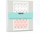 BROLEX Stretchy Fitted Crib Sheets Set-Brolex 2 Pack Portable Crib Mattress Topper For Baby Girls Boys,Ultra Soft Jersey,Full Standard,PinkWhite Arrow