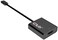 محول Club 3D USB 3.1 Type C auf HDMI 2.0 UHD 4K 60HZ Aktiver - Kabelschnittstellen-/محول (USB 3.1 Type C، HDMI 2.0، Männlich/Weiblich، 0,15 متر، أسود