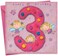 Twizler 3rd Birthday Card for Girl with Fairy Princess and Butterfly - Three Year Old - Age 3 - Childrens Birthday Card - Girls Birthday Card - Happy Birthday Card
