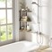 Love-KANKEI Corner Shelf Wall Mount of 3 Tier by , Rustic Wood Floating Shelves for Bedroom, Living Room, Bathroom, Kitchen, Office and More