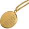 ZKDC Islam Muslim Allah Ayatul Kursi Stainless Steel 60 cm Chain Necklace for Women