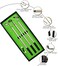 NALAKUVARA Mini Desktop Golf Ball Pen Set with Putting Flag (Green