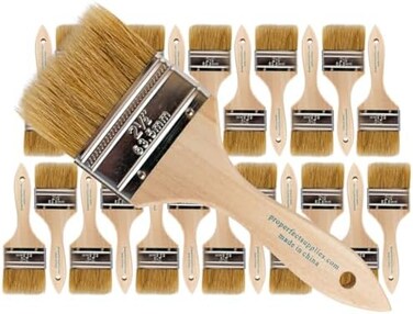 Pro Grade - Chip Paint Brushes - 24 Ea 2.5 Inch Chip Paint Brush