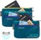 Travelon unisex-adult World Travel Essentials Set Of 2 Currency and Passport Organizers Travel Tote