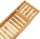 Mind Reader Bamboo Bathtub One Bath Caddy, 5.75 L X 27.48 W 1.77 H, Brown