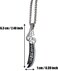 ZKDC Islam muslim Zulfiqar Sword of Imam Ali stainless steel 60 cm chain necklace jewelry