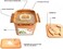 e-jen Premium Kimchi, Sauerkraut Container Probiotic Fermentation with Inner Vacuum Lid 1.6 Gal/ 6.4L Brown